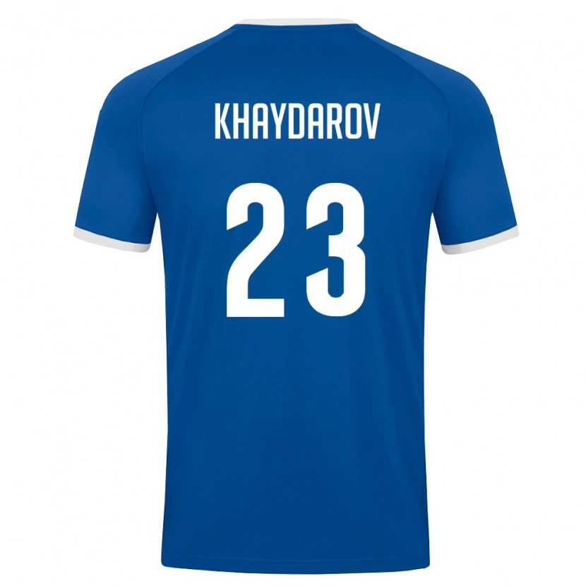 Danxen Dětské Uzbekistán Abdugafur Khaydarov #23 Královská Modrá Bílá Domů Hráčské Dresy 26-28 Dres