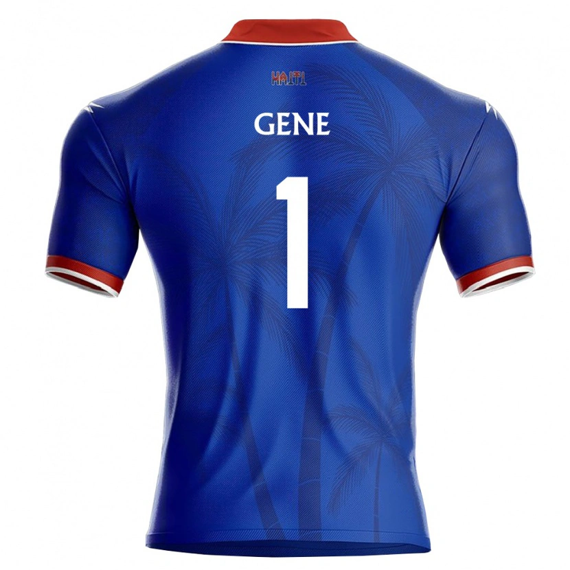 Danxen Dětské Haiti Clifford Gene #1 Modrá Červená Bílá Domů Hráčské Dresy 26-28 Dres