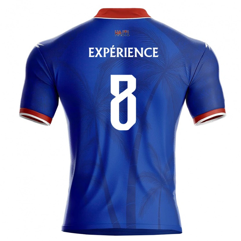 Danxen Dětské Haiti Martin Expérience #8 Modrá Červená Bílá Domů Hráčské Dresy 26-28 Dres