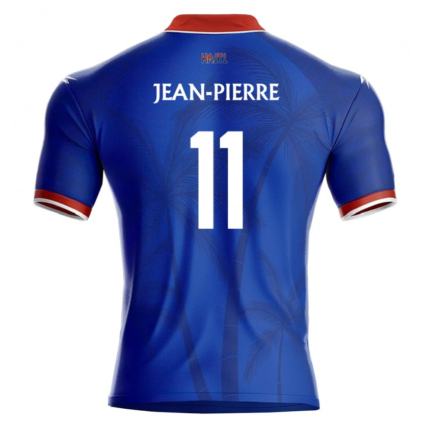 Danxen Dětské Haiti Ralph Jean-Pierre #11 Modrá Červená Bílá Domů Hráčské Dresy 26-28 Dres