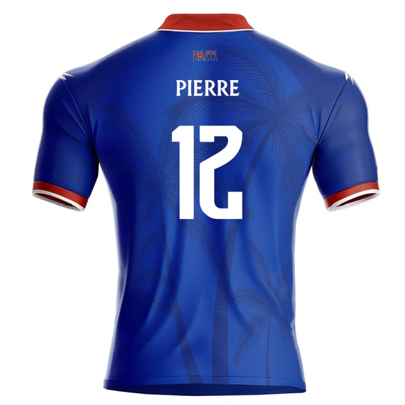 Danxen Dětské Haiti Alexandre Pierre #12 Modrá Červená Bílá Domů Hráčské Dresy 26-28 Dres