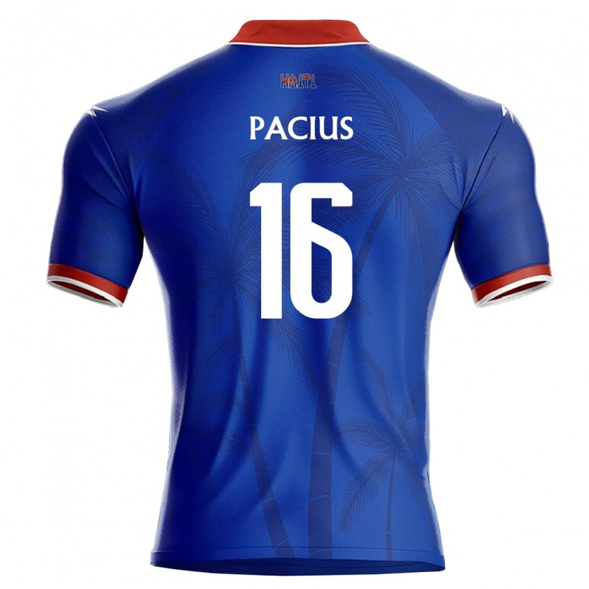 Danxen Dětské Haiti Woobens Pacius #16 Modrá Červená Bílá Domů Hráčské Dresy 26-28 Dres