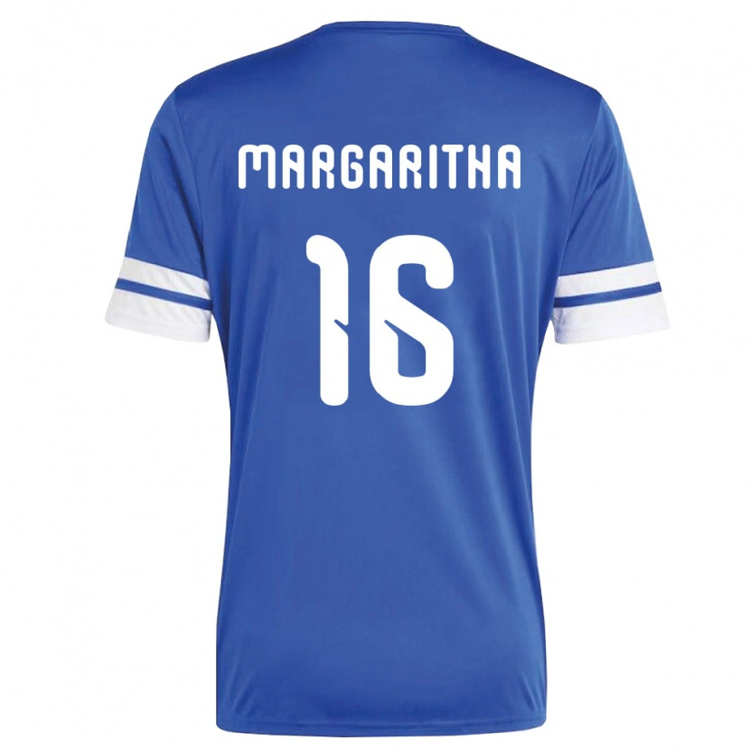 Danxen Dětské Curaçao Jearl Margaritha #16 Námořnická Bílá Domů Hráčské Dresy 26-28 Dres