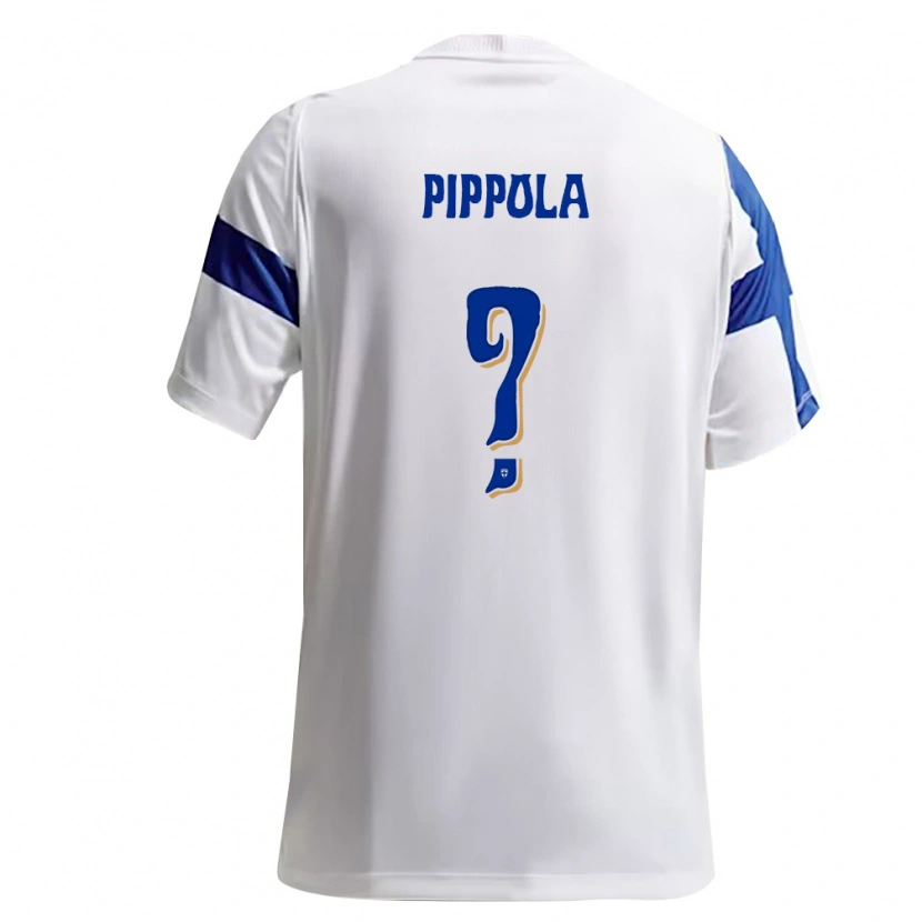 Danxen Dětské Finsko Tuomas Pippola #0 Bílá Modrá Domů Hráčské Dresy 26-28 Dres