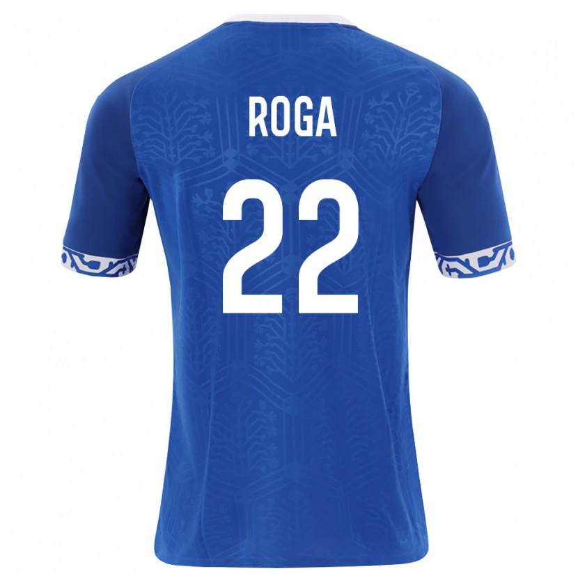 Danxen Dětské Moldavsko Sandu Roga #22 Královská Modrá Bílá Domů Hráčské Dresy 26-28 Dres
