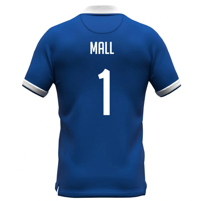 Danxen Dětské Kypr Joël Mall #1 Královská Modrá Bílá Domů Hráčské Dresy 26-28 Dres