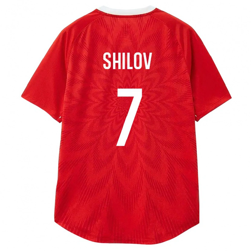 Danxen Dětské Rusko Vadim Shilov #7 Červená Bílá Hnědá Domů Hráčské Dresy 26-28 Dres