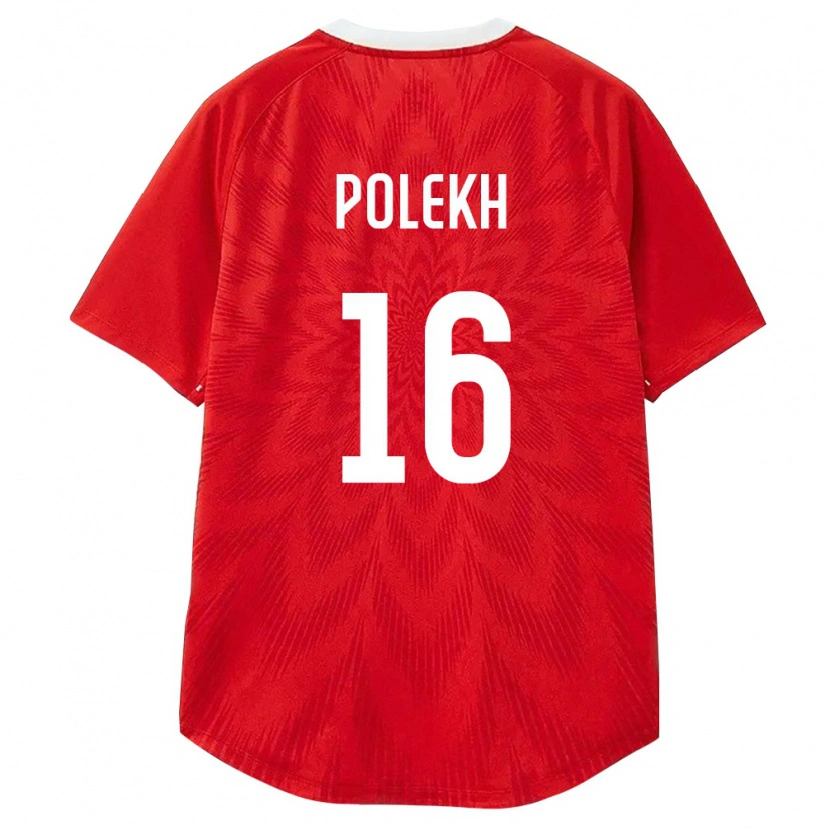 Danxen Dětské Rusko Pavel Polekh #16 Červená Bílá Hnědá Domů Hráčské Dresy 26-28 Dres