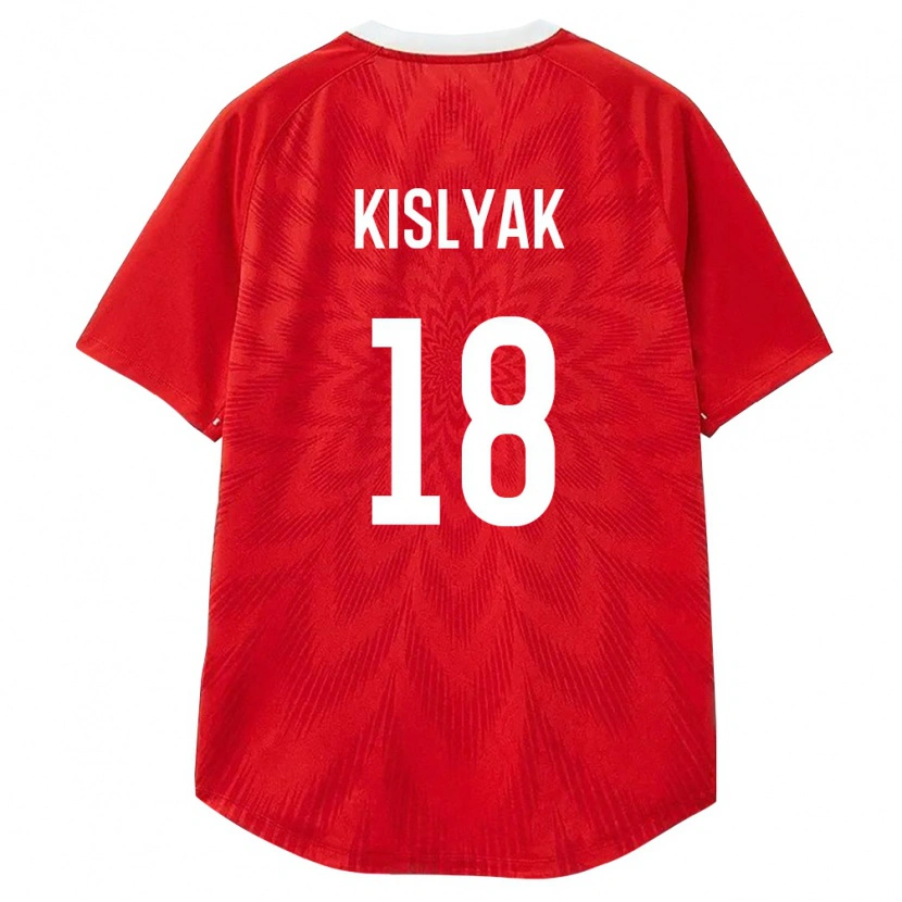 Danxen Dětské Rusko Matvey Kislyak #18 Červená Bílá Hnědá Domů Hráčské Dresy 26-28 Dres