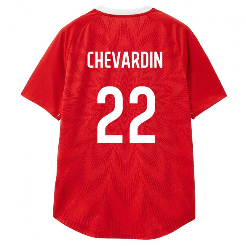 Danxen Dětské Rusko Daniil Chevardin #22 Červená Bílá Hnědá Domů Hráčské Dresy 26-28 Dres