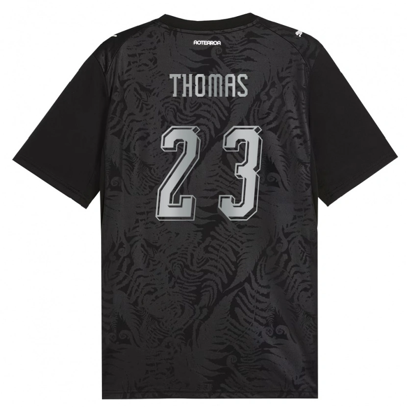 Danxen Dětské Nový Zéland Ryan Thomas #23 Bílá Černá Šedá Domů Hráčské Dresy 26-28 Dres