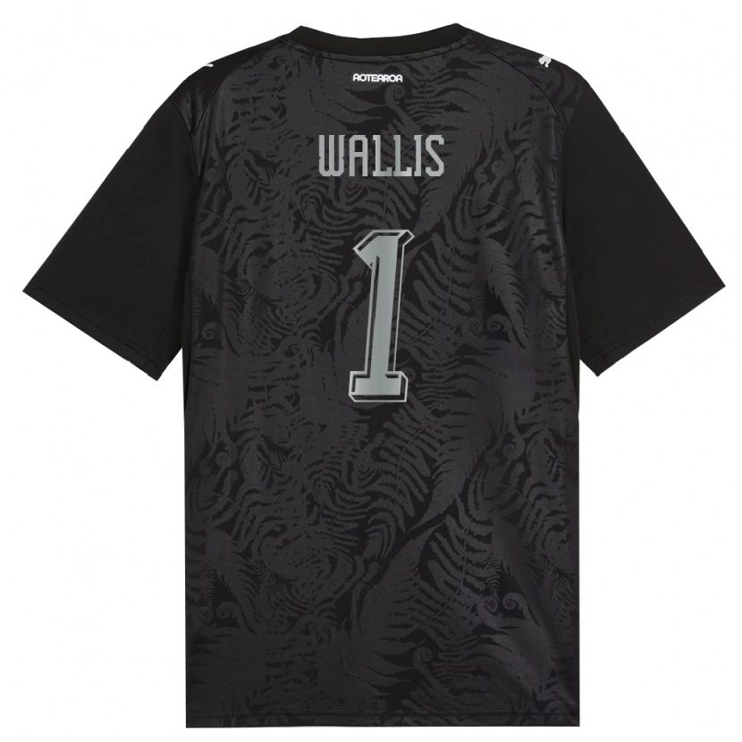 Danxen Dětské Nový Zéland Joe Wallis #1 Bílá Černá Šedá Domů Hráčské Dresy 26-28 Dres