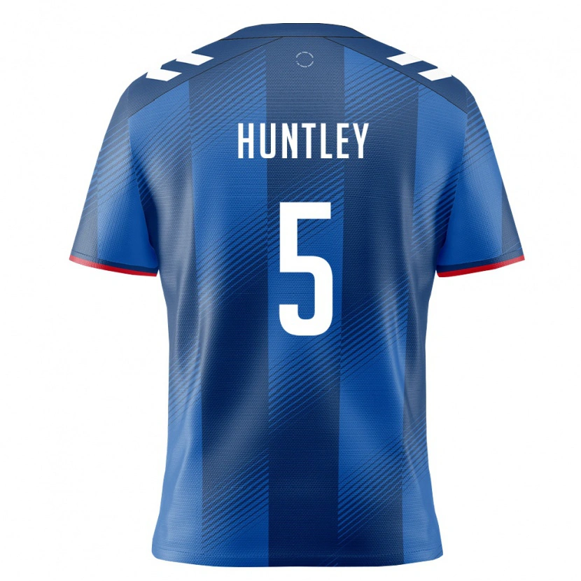 Danxen Dětské Portoriko Marcelo Huntley #5 Královská Modrá Červená Bílá Domů Hráčské Dresy 26-28 Dres