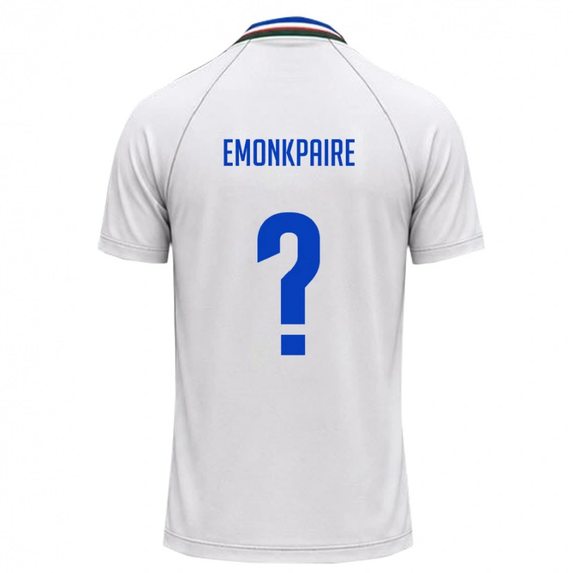 Danxen Dětské Uzbekistán Emmanuel Emonkpaire #0 Bílá Tmavě Zelená Daleko Hráčské Dresy 26-28 Dres