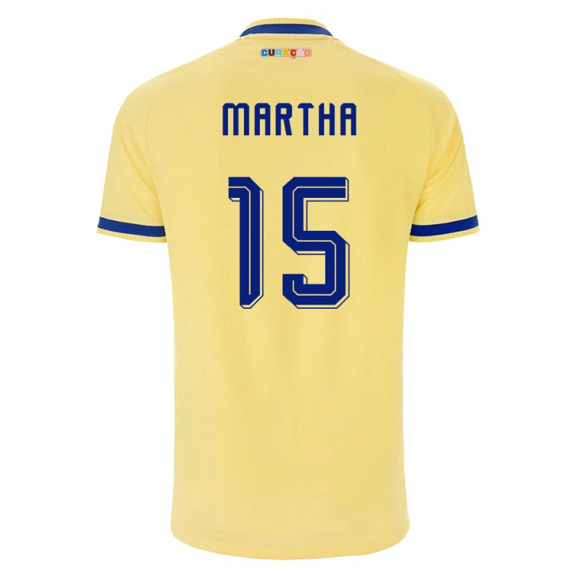 Danxen Dětské Curaçao Ar'jany Martha #15 Žlutá Námořnická Růžová Daleko Hráčské Dresy 26-28 Dres