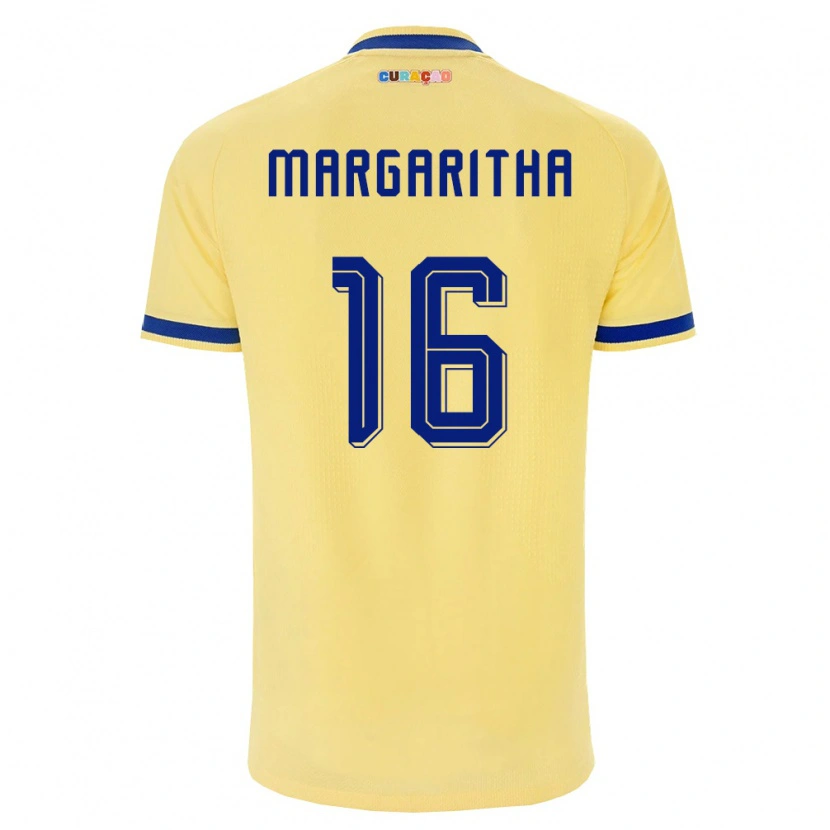 Danxen Dětské Curaçao Jearl Margaritha #16 Žlutá Námořnická Růžová Daleko Hráčské Dresy 26-28 Dres