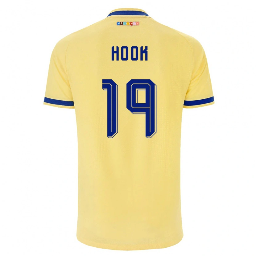 Danxen Dětské Curaçao Patrick Hook #19 Žlutá Námořnická Růžová Daleko Hráčské Dresy 26-28 Dres