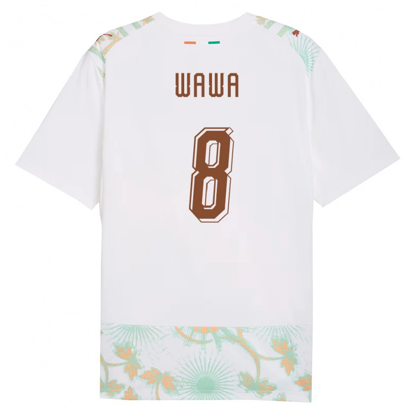 Danxen Dětské Pobřeží Slonoviny Christ Wawa #8 Bílá Oranžová Zelená Daleko Hráčské Dresy 26-28 Dres