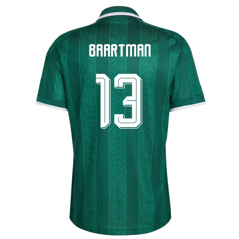 Danxen Dětské Jihoafrická Republika Luke Baartman #13 Zelená Bílá Zlatá Daleko Hráčské Dresy 26-28 Dres
