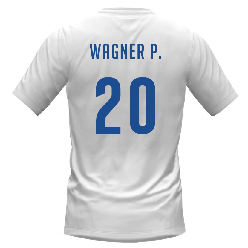 Danxen Dětské Kapverdy Wagner Pina #20 Bílá Vínová Daleko Hráčské Dresy 26-28 Dres