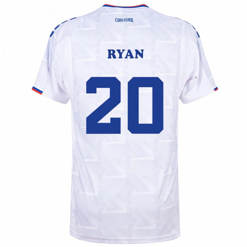Danxen Dětské Kapverdy Ryan Mendes #20 Bílá Vínová Daleko Hráčské Dresy 26-28 Dres