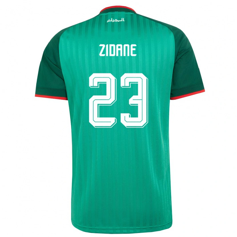 Danxen Dětské Alžírsko Luca Zidane #23 Zelená Červená Bílá Daleko Hráčské Dresy 26-28 Dres