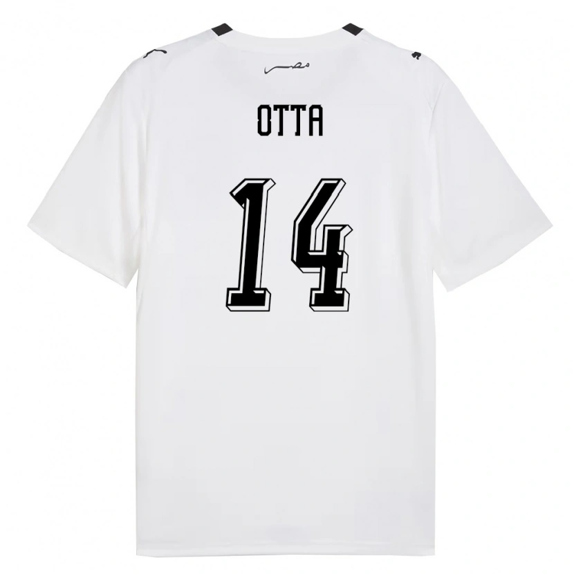 Danxen Dětské Egypt Otta #14 Bílá Šedá Černá Daleko Hráčské Dresy 26-28 Dres