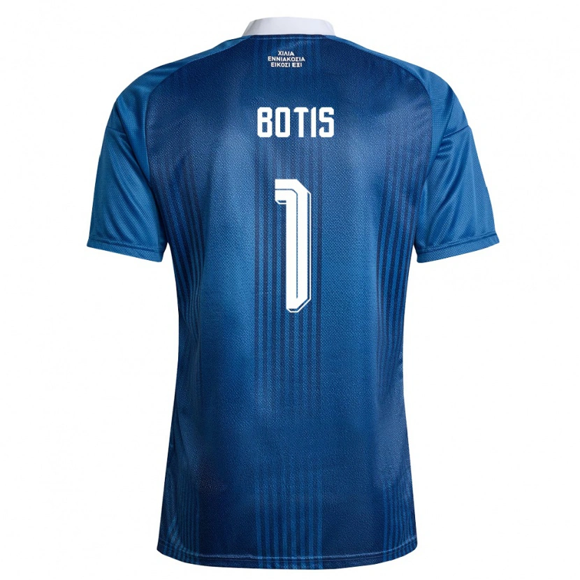 Danxen Dětské Řecko Nikolaos Botis #1 Námořnická Modrá Bílá Daleko Hráčské Dresy 26-28 Dres