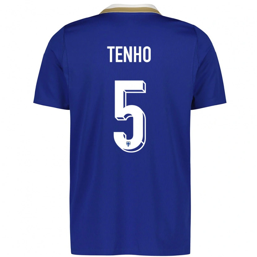Danxen Dětské Finsko Miro Tenho #5 Modrá Bílá Daleko Hráčské Dresy 26-28 Dres