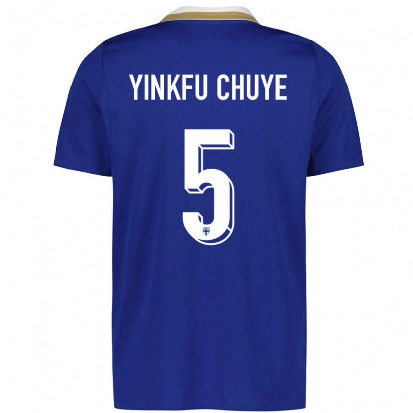 Danxen Dětské Finsko Miguel Yinkfu Chuye #5 Modrá Bílá Daleko Hráčské Dresy 26-28 Dres
