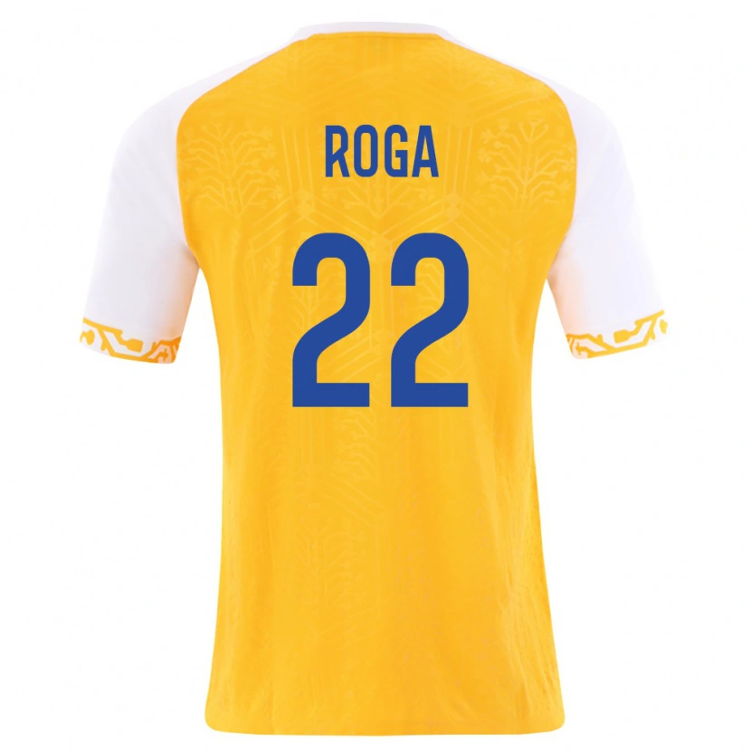 Danxen Dětské Moldavsko Sandu Roga #22 Žlutá Bílá Daleko Hráčské Dresy 26-28 Dres