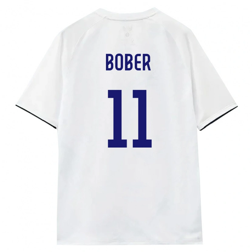 Danxen Dětské Rusko Ivan Bober #11 Bílá Hnědá Černá Daleko Hráčské Dresy 26-28 Dres