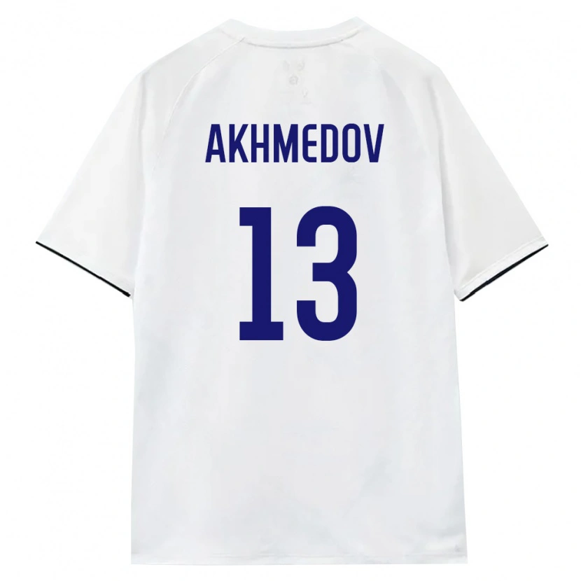 Danxen Dětské Rusko Ilyas Akhmedov #13 Bílá Hnědá Černá Daleko Hráčské Dresy 26-28 Dres