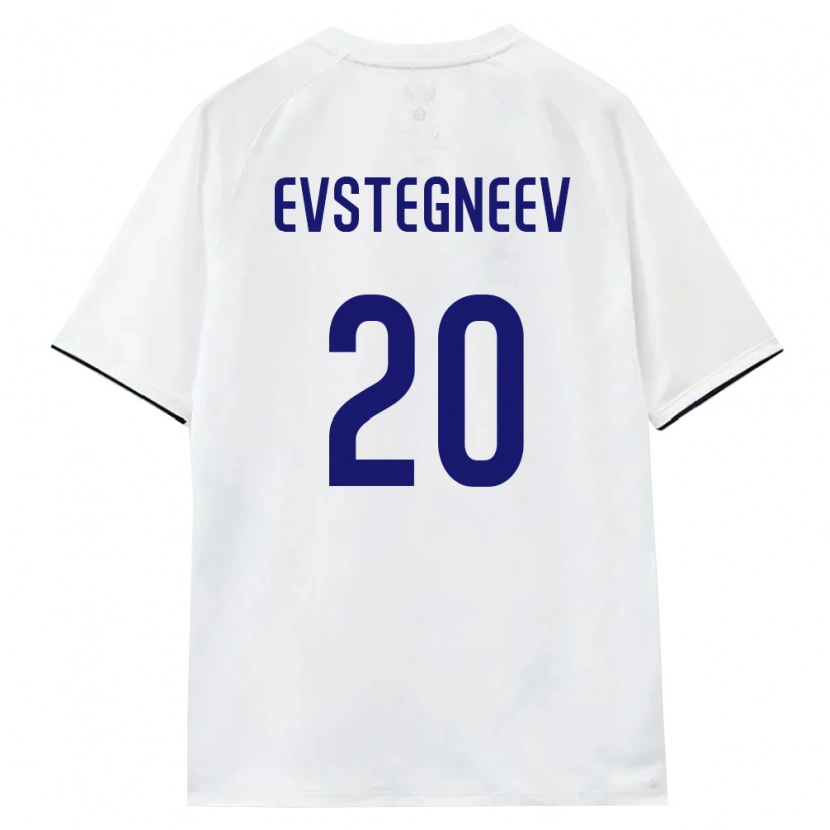 Danxen Dětské Rusko Aleksey Evstegneev #20 Bílá Hnědá Černá Daleko Hráčské Dresy 26-28 Dres