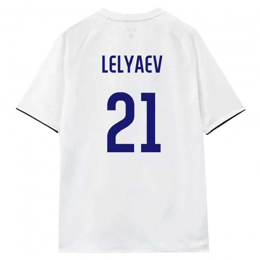 Danxen Dětské Rusko Artem Lelyaev #21 Bílá Hnědá Černá Daleko Hráčské Dresy 26-28 Dres