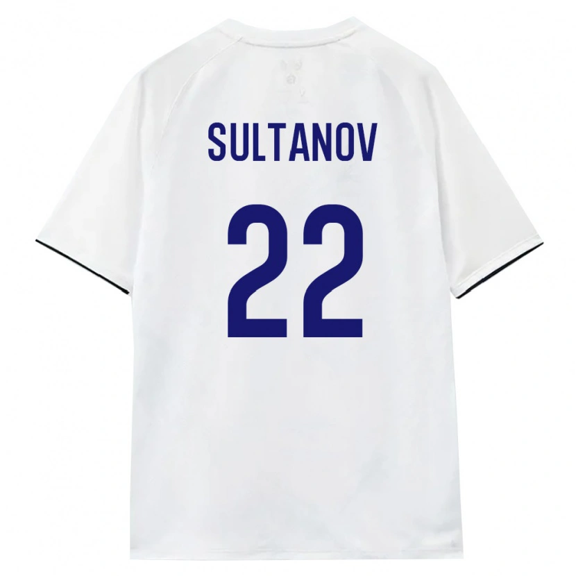 Danxen Dětské Rusko Daniyal Sultanov #22 Bílá Hnědá Černá Daleko Hráčské Dresy 26-28 Dres