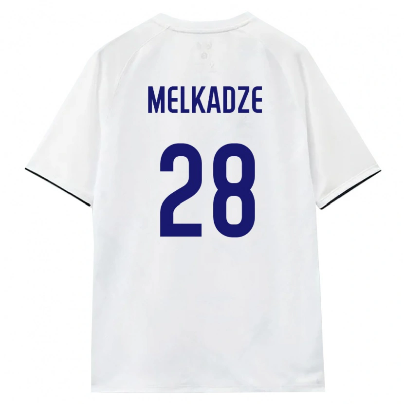 Danxen Dětské Rusko Georgiy Melkadze #28 Bílá Hnědá Černá Daleko Hráčské Dresy 26-28 Dres