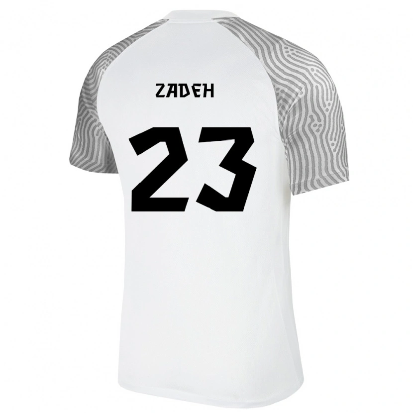 Danxen Dětské Estonsko Simon Zadeh #23 Bílá Šedá Daleko Hráčské Dresy 26-28 Dres