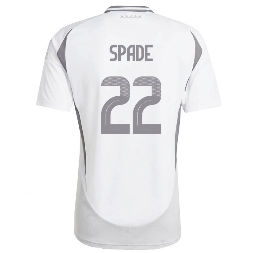 Danxen Dětské Lotyšsko Markuss Spade #22 Bílá Tmavě Šedá Daleko Hráčské Dresy 26-28 Dres