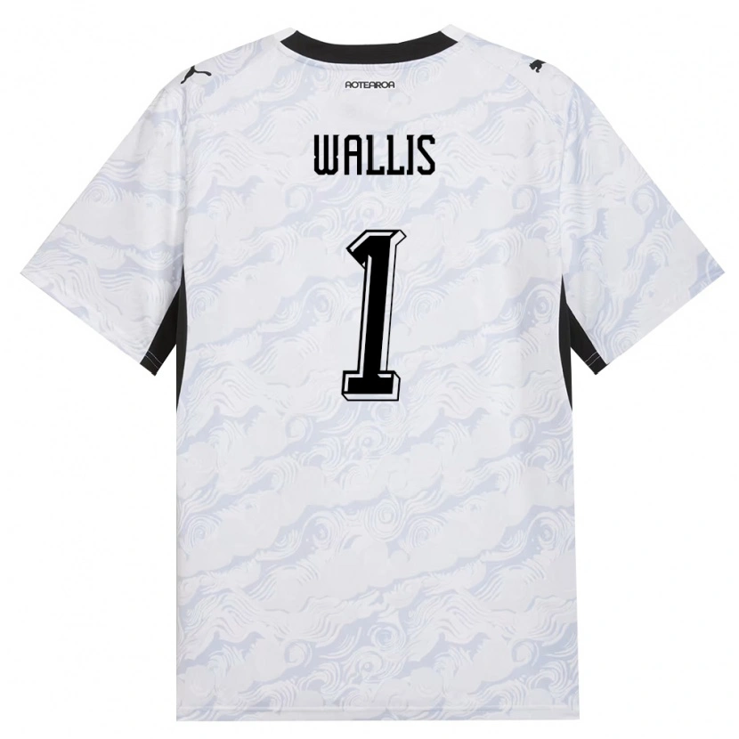 Danxen Dětské Nový Zéland Joe Wallis #1 Černá Bílá Daleko Hráčské Dresy 26-28 Dres
