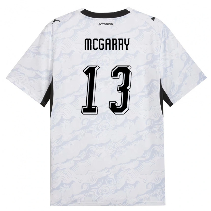 Danxen Dětské Nový Zéland James Mcgarry #13 Černá Bílá Daleko Hráčské Dresy 26-28 Dres