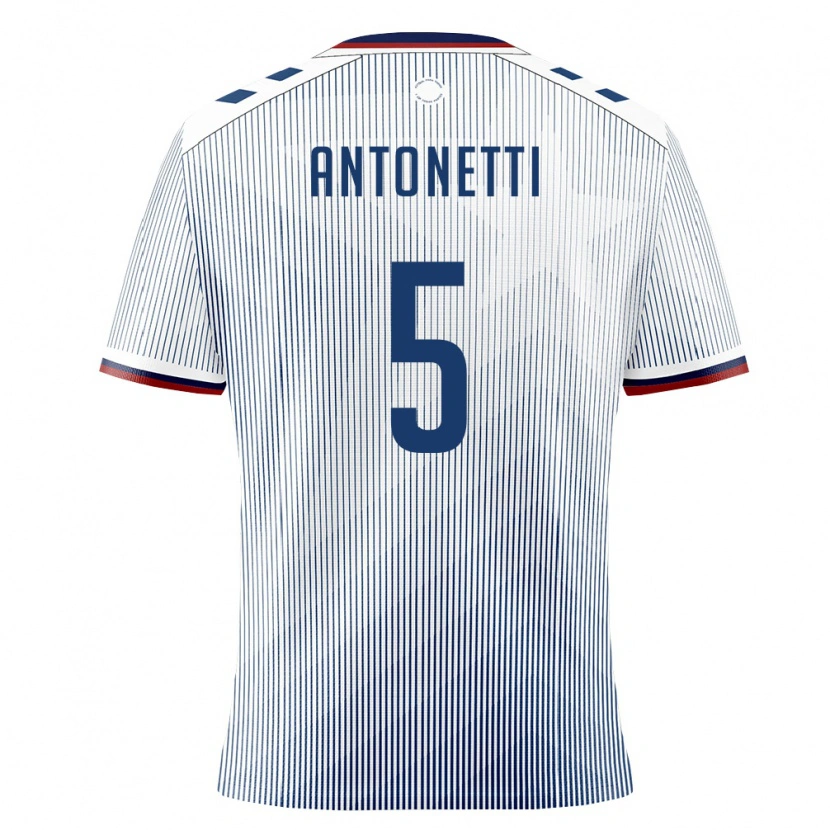 Danxen Dětské Portoriko Nacho Antonetti #5 Královská Modrá Bílá Daleko Hráčské Dresy 26-28 Dres