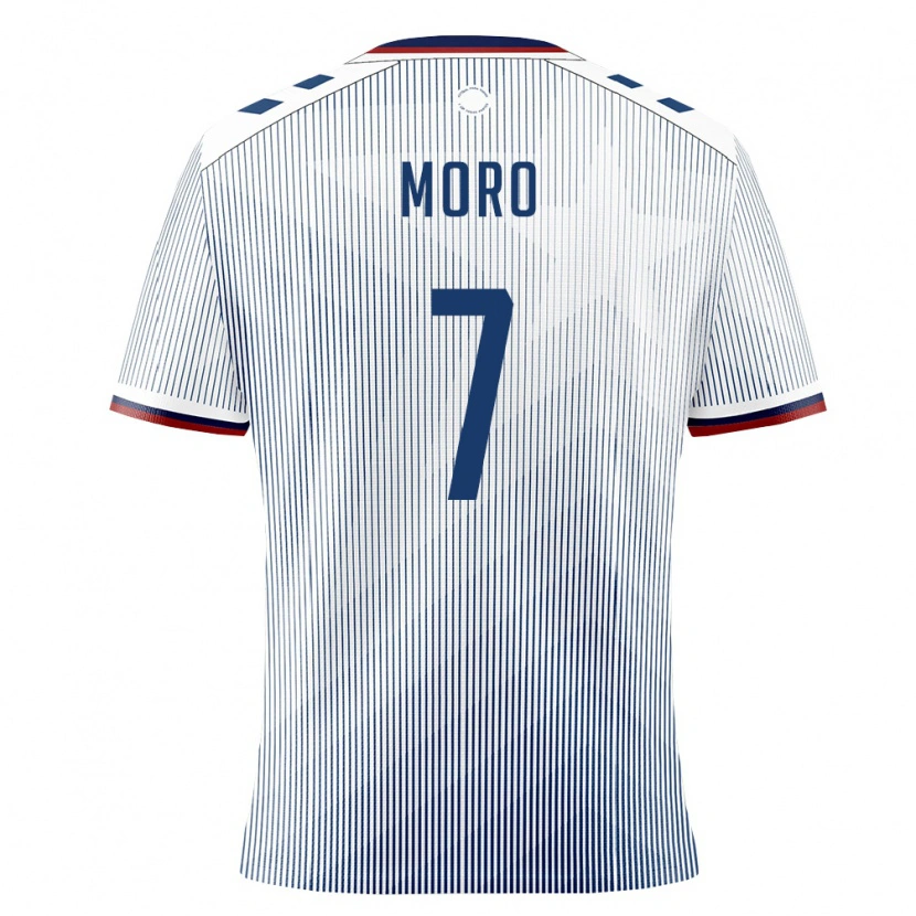 Danxen Dětské Portoriko Adrián Moro #7 Královská Modrá Bílá Daleko Hráčské Dresy 26-28 Dres