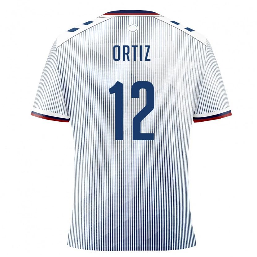 Danxen Dětské Portoriko Gamaliel Ortiz #12 Královská Modrá Bílá Daleko Hráčské Dresy 26-28 Dres