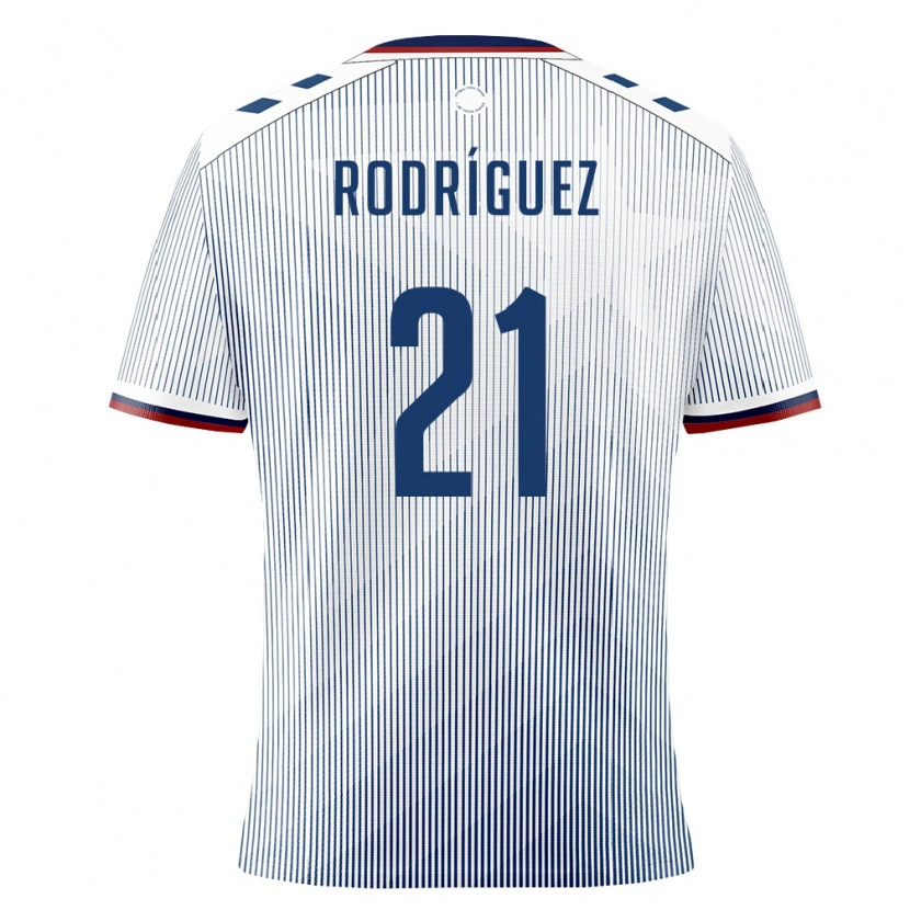 Danxen Dětské Portoriko Jomar Rodríguez #21 Královská Modrá Bílá Daleko Hráčské Dresy 26-28 Dres