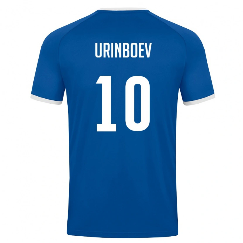 Danxen Pánské Uzbekistán Mukhammadali Urinboev #10 Královská Modrá Bílá Domů Hráčské Dresy 26-28 Dres