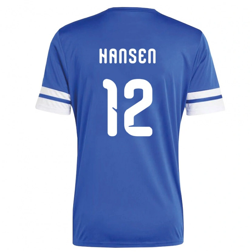 Danxen Pánské Curaçao Sontje Hansen #12 Námořnická Bílá Domů Hráčské Dresy 26-28 Dres