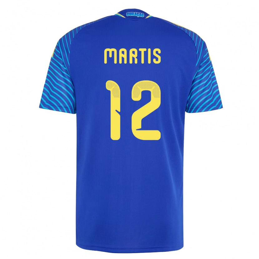 Danxen Pánské Curaçao Kaylen Martis #12 Námořnická Bílá Domů Hráčské Dresy 26-28 Dres