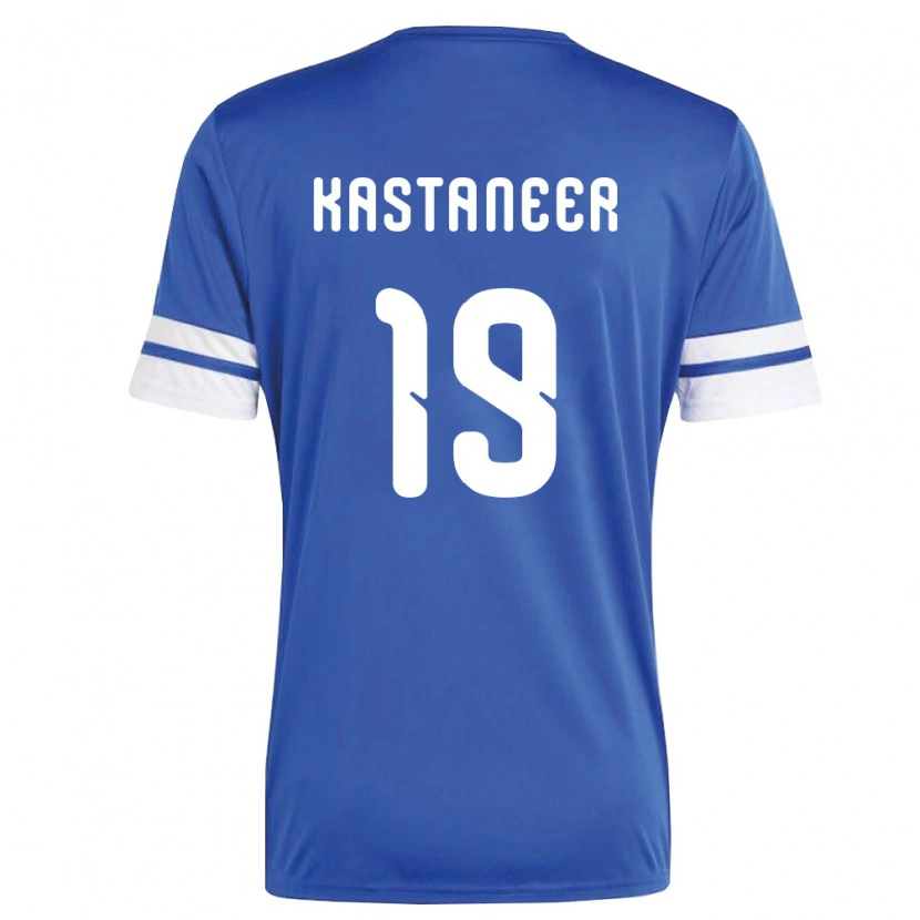 Danxen Pánské Curaçao Gervane Kastaneer #19 Námořnická Bílá Domů Hráčské Dresy 26-28 Dres