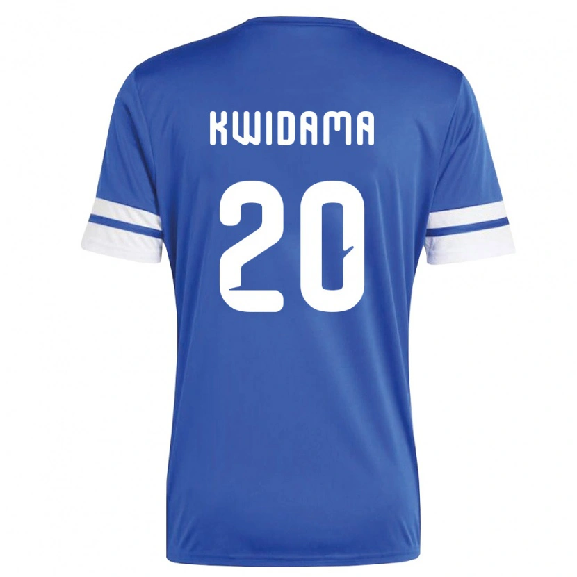 Danxen Pánské Curaçao Jowendrick Kwidama #20 Námořnická Bílá Domů Hráčské Dresy 26-28 Dres